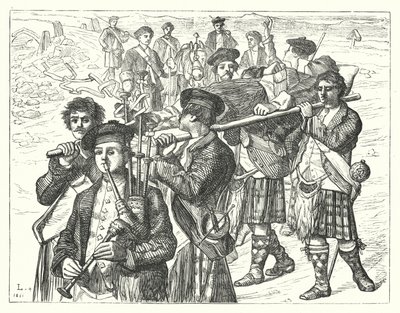 The Night After Culloden by Matthew James (attr. to) Lawless