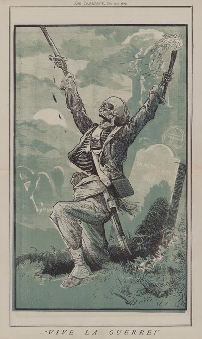 Long Live the War! (colour litho) by Matthew