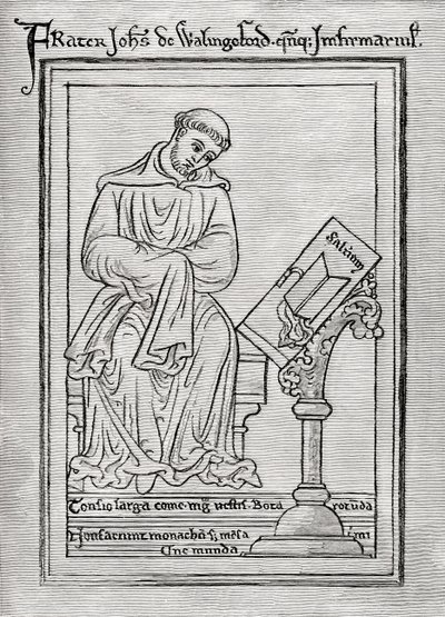 John of Wallingford by Matthew Paris