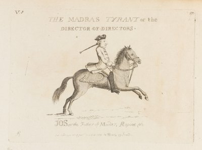 The Madras Tyrant, or the Director of Directors by Matthew or Matthias Darly