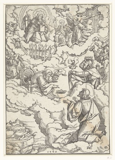 Vision of John the Evangelist with Enthroned God and the Twenty-Four Elders by Matthias Gerung