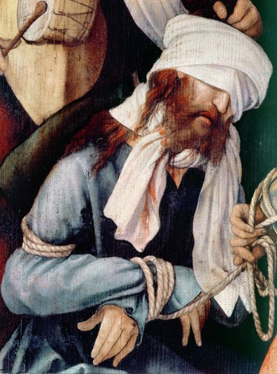 The Mocking of Christ (detail) by Matthias Grünewald