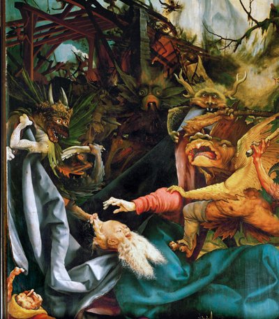 Saint Anthony by Matthias Gruenewald