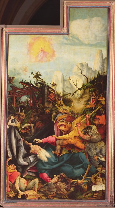 Temptation of St. Anthony by Matthias Grünewald