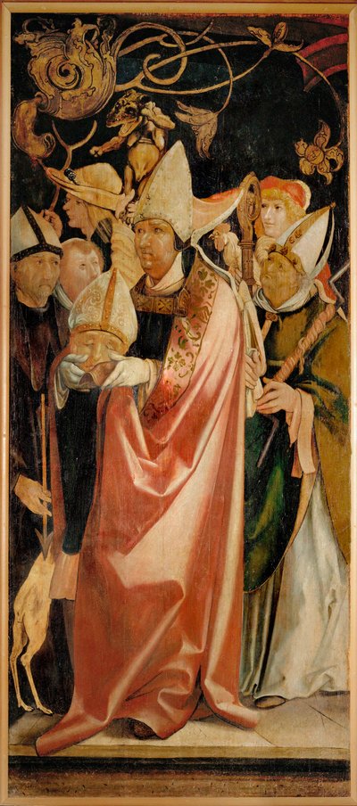 The 14 Holy Helpers, Catholic Saints Called Helpers by Matthias Gruenewald
