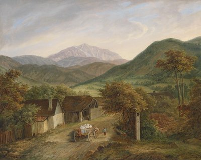 View of the Schneeberg 1860 by Matthias Rudolf Toma