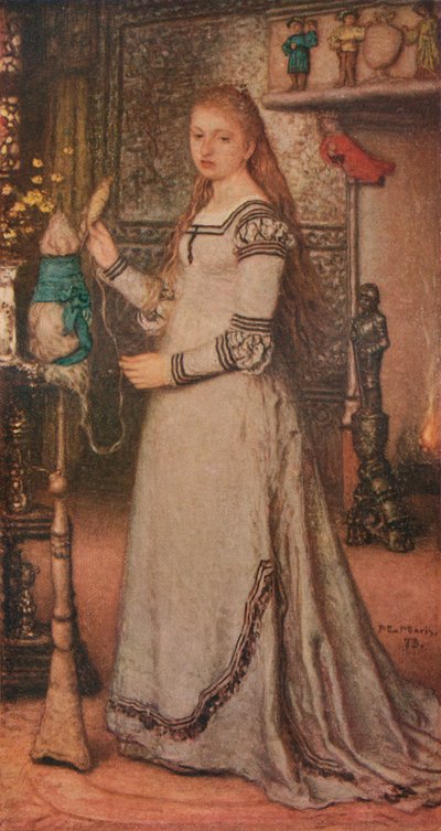 Girl with a Distaff, c1873 by Matthijs Maris