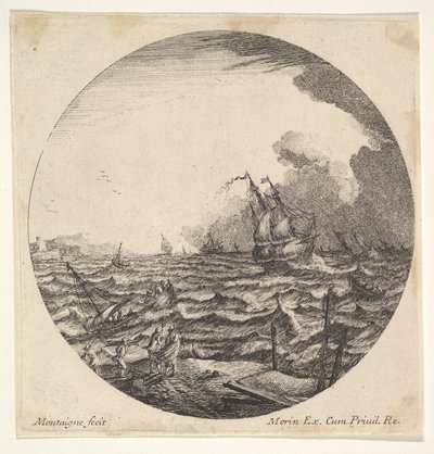 Tempest in a roundel composition by Matthijs van Plattenberg