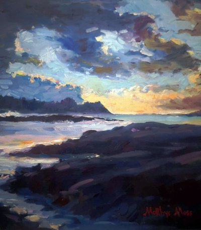 Vibrant Coastal Sunset by Matthys Moss