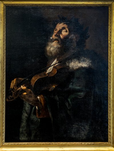 Blind Homer, circa 1635 by Mattia (1613-99) Preti