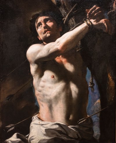 Saint Sebastian, circa 1650-1652 by Mattia (1613-99) Preti