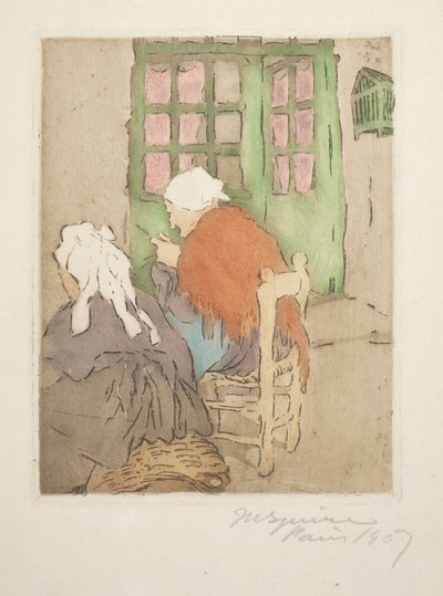 The Green Door (Knitting) by Maud Hunt Squire