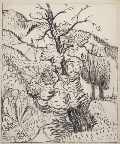 Tree on Mountainside, c.1930 by Maud Hunt Squire