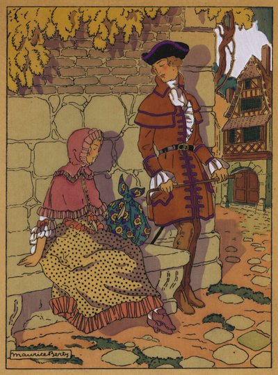 Illustration for Histoire de Manon Lescaut by Maurice Berty