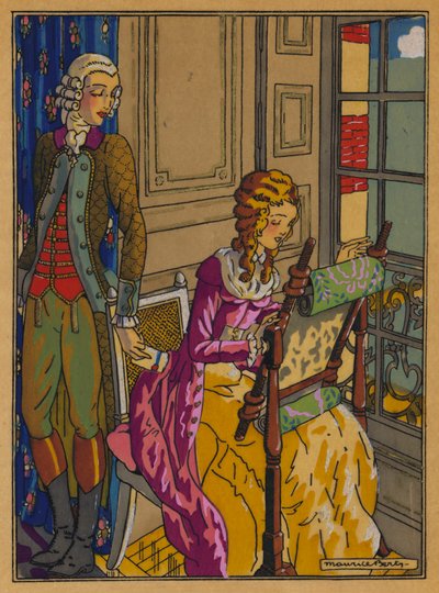 Illustration for Les Liaisons Dangereuses by Choderlos De Laclos by Maurice Berty
