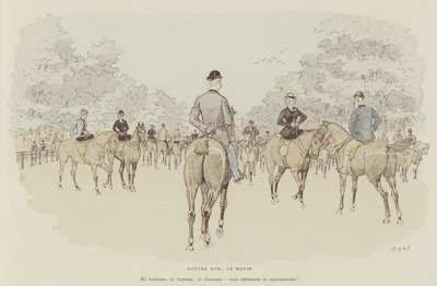 Illustration for The Life of London by Mars by Maurice Charles Mathieu Bonvoisin