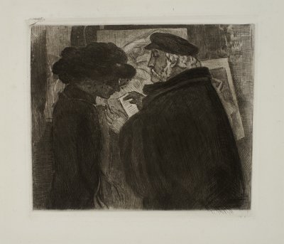 Degas and His Model by Maurice Denis