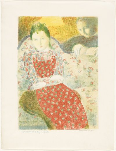 On the Pale Silver Sofa, Plate Ten from Love by Maurice Denis