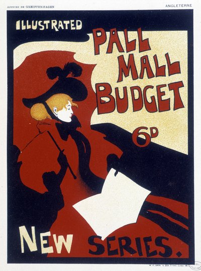Poster for "Illustrated Pall Mall" by Maurice Greiffenhagen