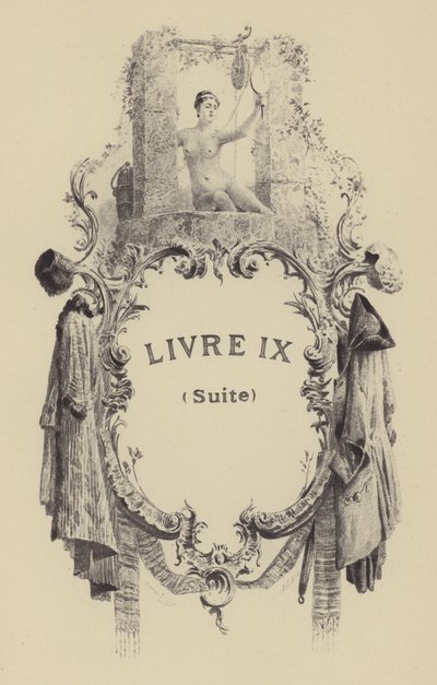 Illustration for Book IX of Les Confessions de Jean-Jacques Rousseau by Maurice Leloir