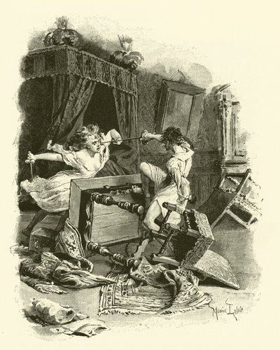 Illustration for The Three Musketeers by Maurice Leloir