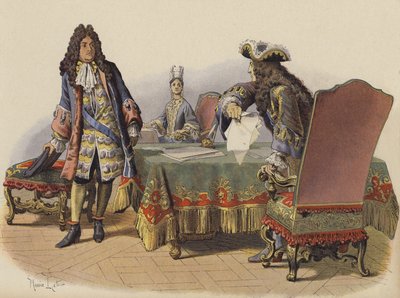 Insult of the King in the Apartments of Madame de Maintenon by Maurice Leloir