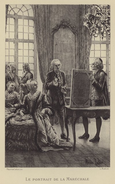 The Portrait of the Marechale by Maurice Leloir