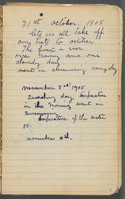 Sketchbook: Notes (page 005) by Maurice Prendergast