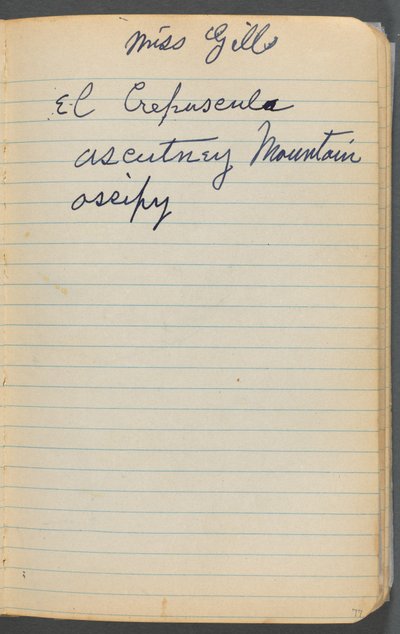 Sketchbook: Notes by Maurice Prendergast