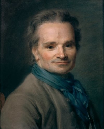 Portrait of the Sculptor Jean-Baptiste Lemoyne by Maurice Quentin de La Tour