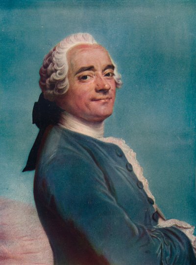 Self-portrait with Lace Jabot, c1750 by Maurice Quentin de La Tour