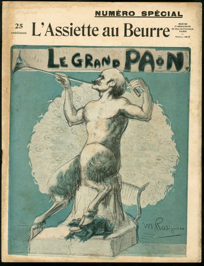 Cover of The Butter Plate, number 465, Satirical in Colors by Maurice Radiguet