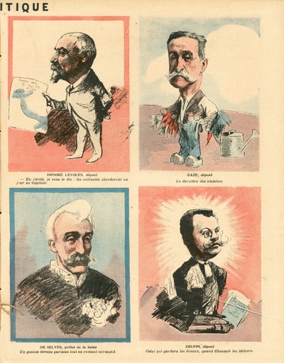 The Butter Plate, number 229, Satirical in Colors by Maurice Radiguet
