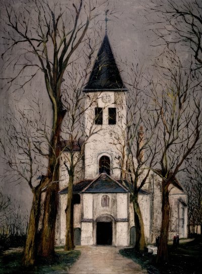 Church of Chatillon-sur-Seine by Maurice Utrillo
