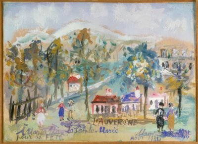 The Auvergne, The Sainte-Marie by Maurice Utrillo