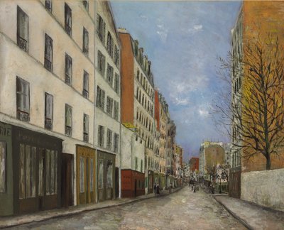 Marcadet Street, Montmartre by Maurice Utrillo
