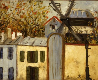 Moulin de la Galette by Maurice Utrillo