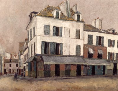 Place du Tertre in Montmartre by Maurice Utrillo
