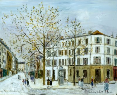 Ménilmontant Street by Maurice Utrillo