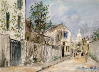 Street of the Watering Place by Maurice Utrillo