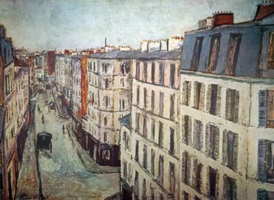 Rue de la Jonquière by Maurice Utrillo