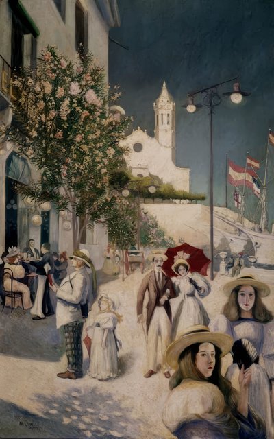 Sitges of the Pre-Winter – 20th Century by Maurice Utrillo