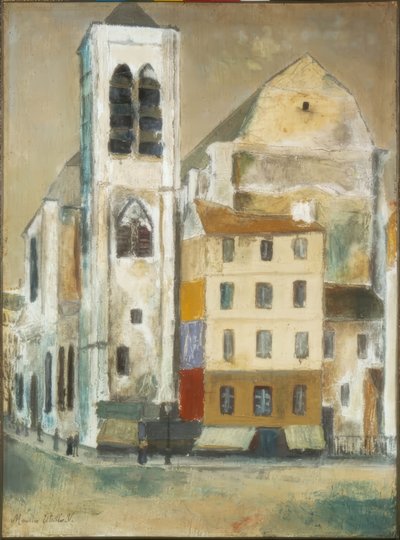 Saint-Nicolas-du-Chardonnet by Maurice Utrillo