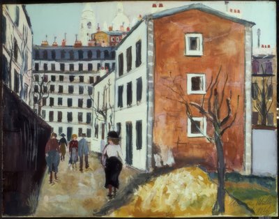 Street in Montmartre by Maurice Utrillo