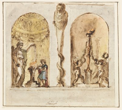 Painted Wall Decoration, 1800–1830 by Mauro Gandolfi