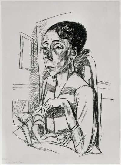 Portrait of the Dancer Sent M’ahesa by Max Beckmann