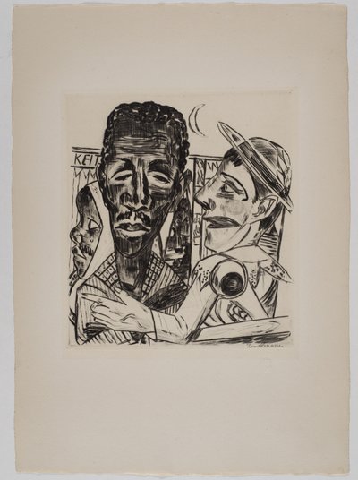 "The Black Man" by Max Beckmann