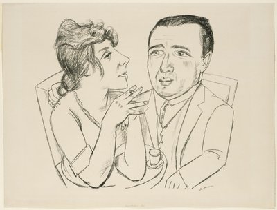 Double Portrait I.B. Neumann and Martha Stern by Max Beckmann
