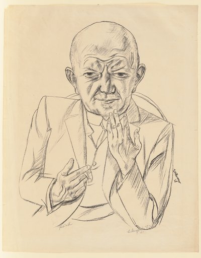 Portrait of Dr. Weidner by Max Beckmann