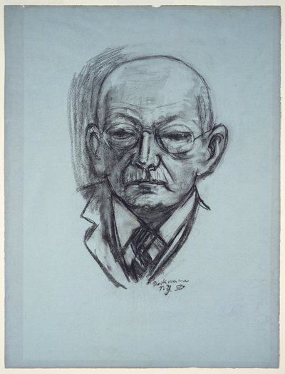 Portrait of Georg Swarzenski by Max Beckmann